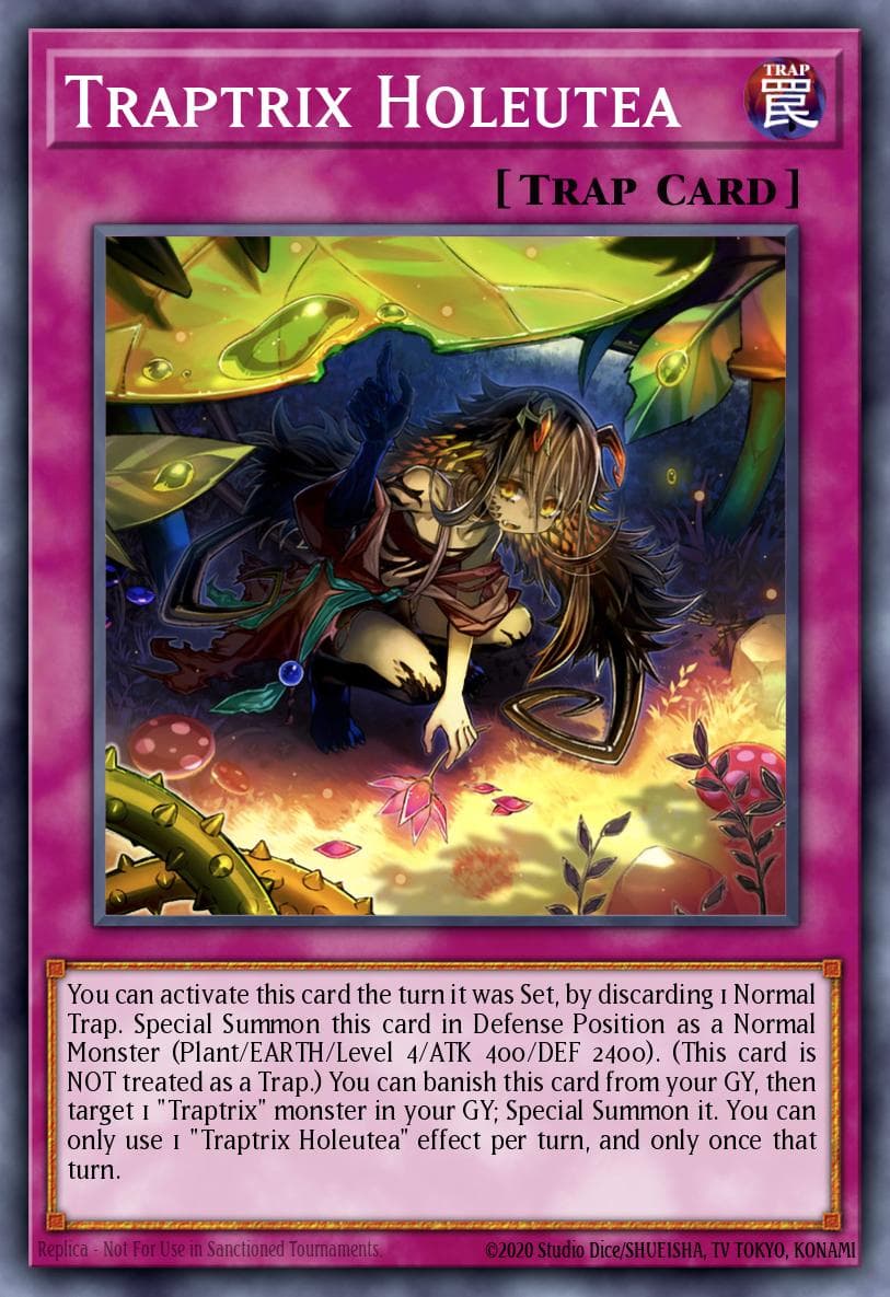 Traptrix Holeutea 2023 Yu-Gi-Oh! Structure Deck: Beware of Traptrix