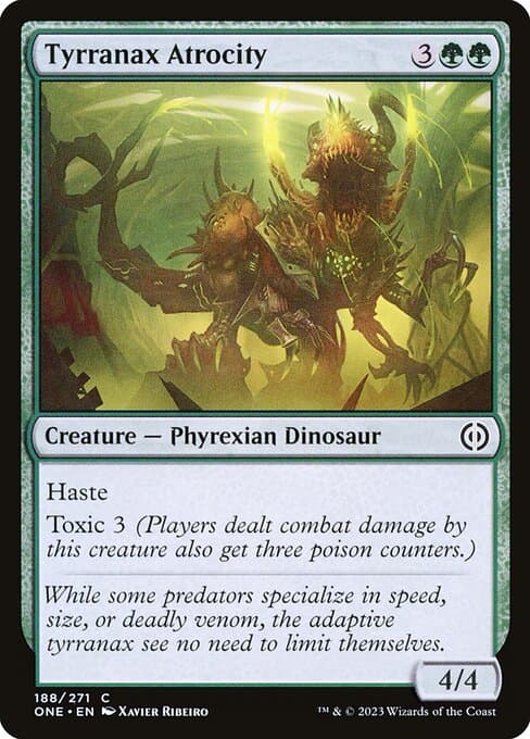 Tyrranax Atrocity 2023 Magic: The Gathering Phyrexia: All Will Be One
