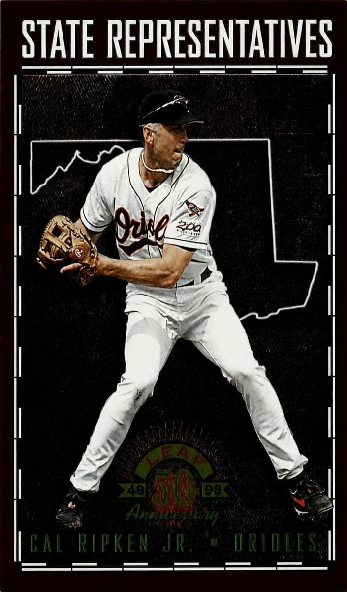 Cal Ripken Jr. 1998 leaf