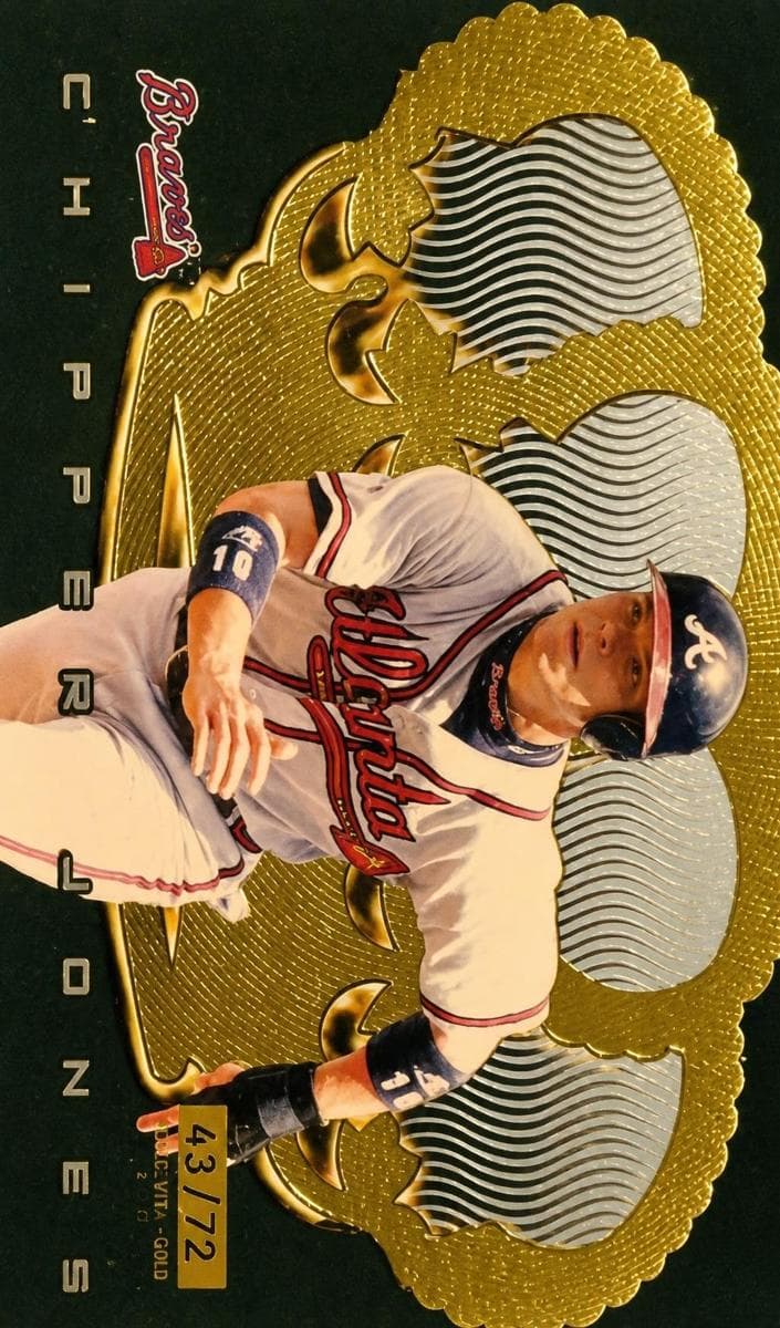 Chipper Jones 1999 unknown Pacific Crown Royale