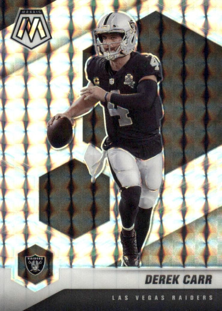 Derek Carr 2021 panini Panini Mosaic
