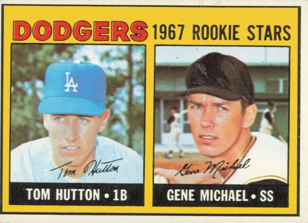Dodgers 1967 Rookie Stars (Tom Hutton / Gene Michael) #428