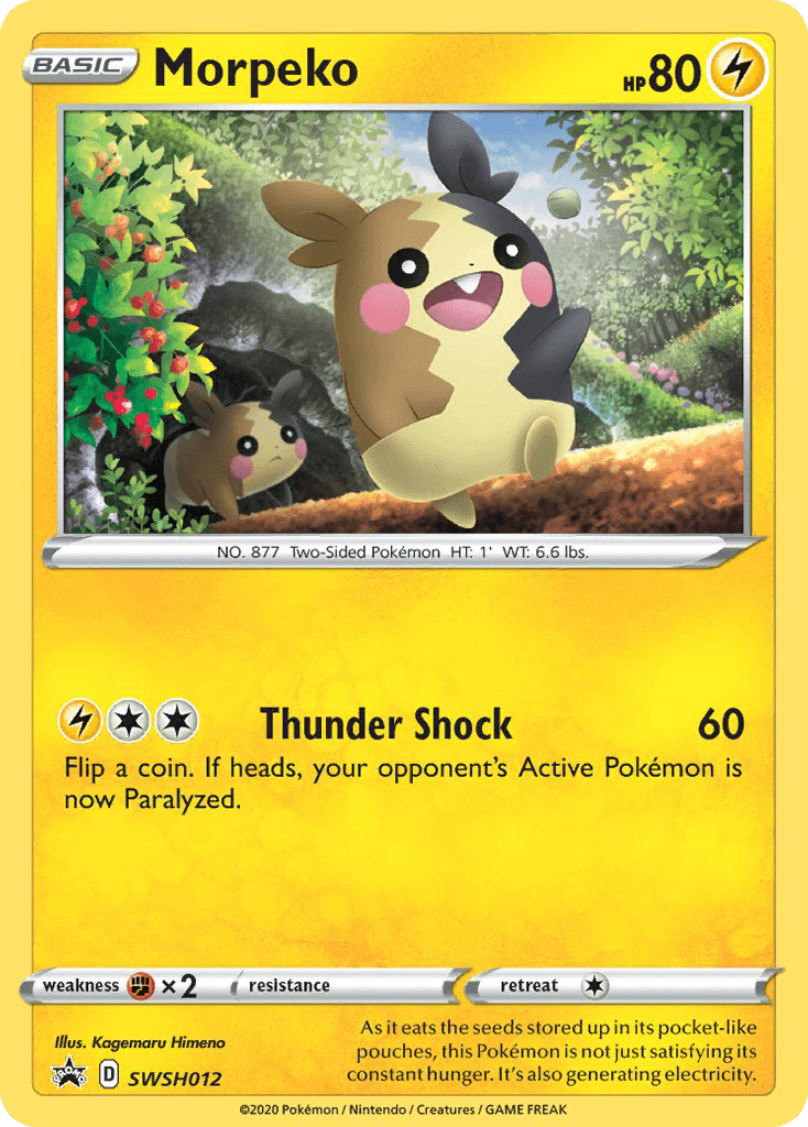Morpeko 2021 Pokemon Korean Start Deck 100
