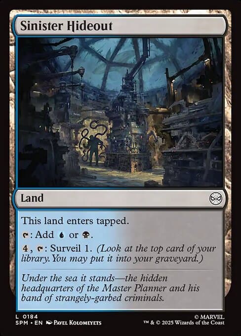Sinister Hideout 2025 Magic: The Gathering Marvel Spider-Man