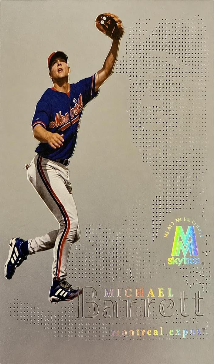 Michael Barrett 1999 fleer SkyBox Molten Metal