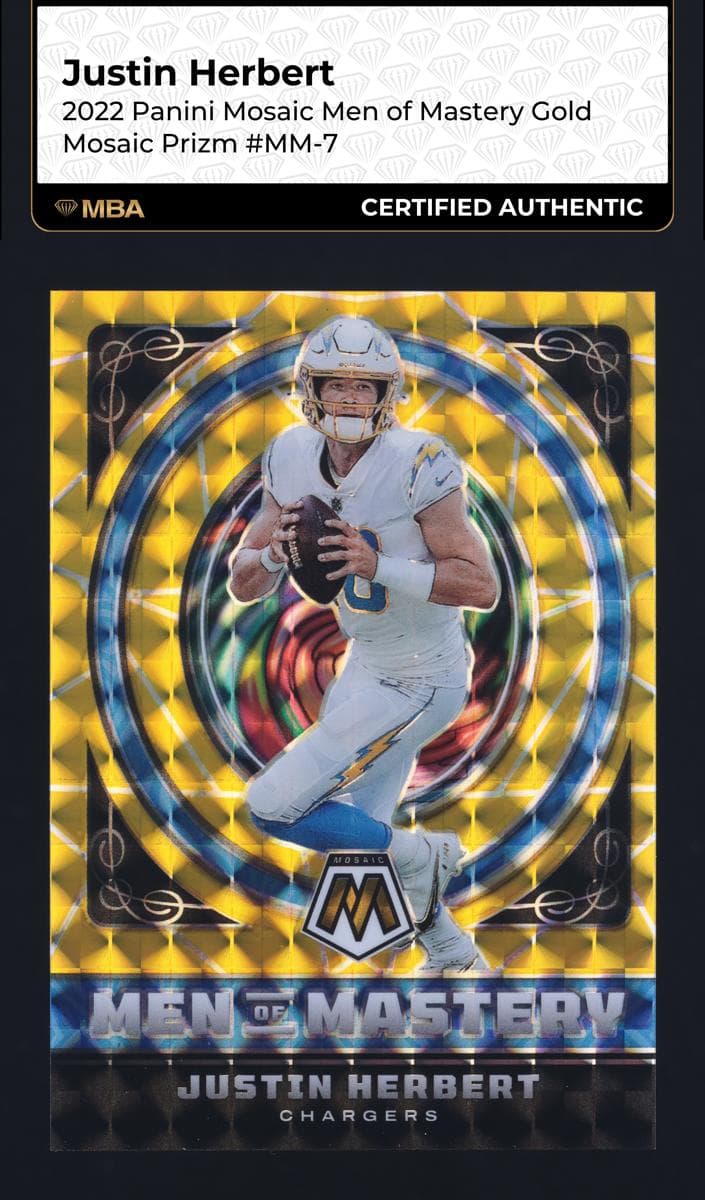 Justin Herbert 2022 panini Panini Mosaic