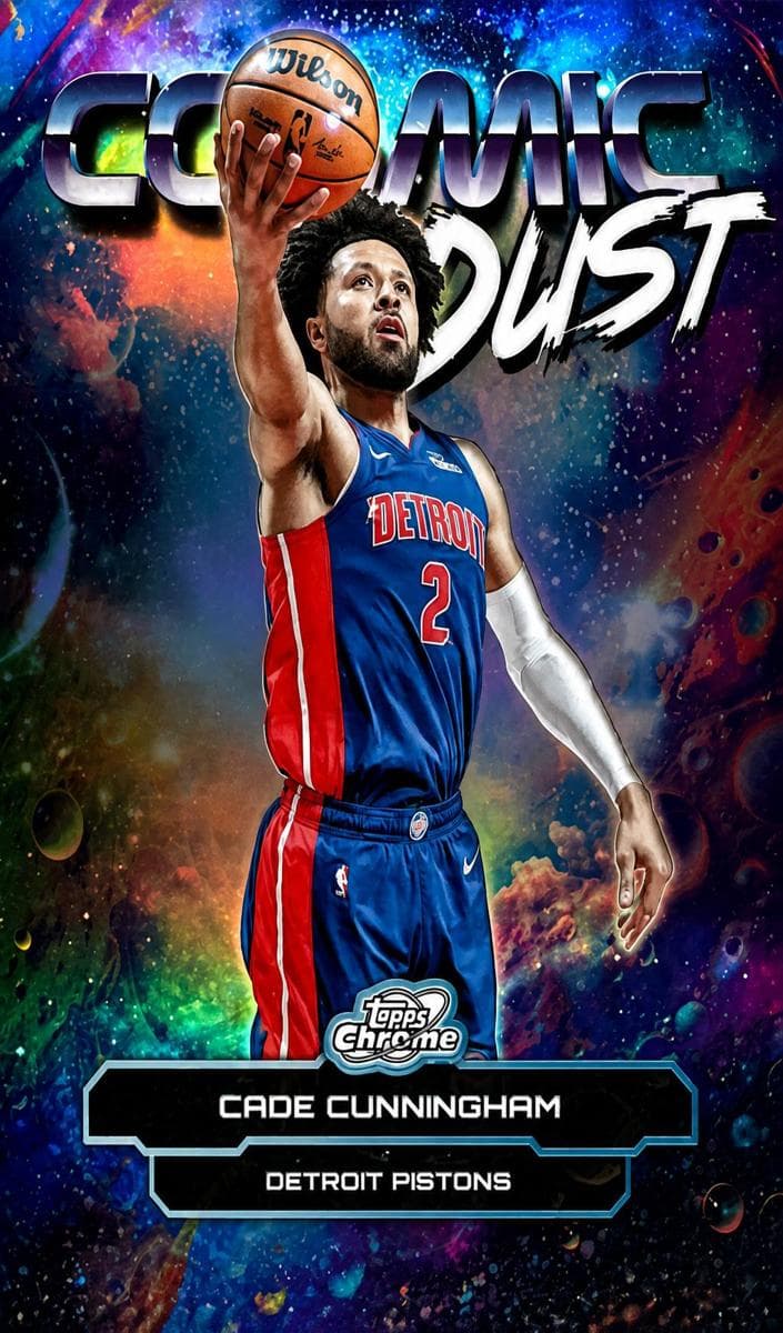 Cade Cunningham 2025 topps Topps Cosmic Chrome