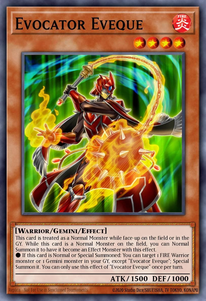 Evocator Eveque 2020 Yu-Gi-Oh! Toon Chaos