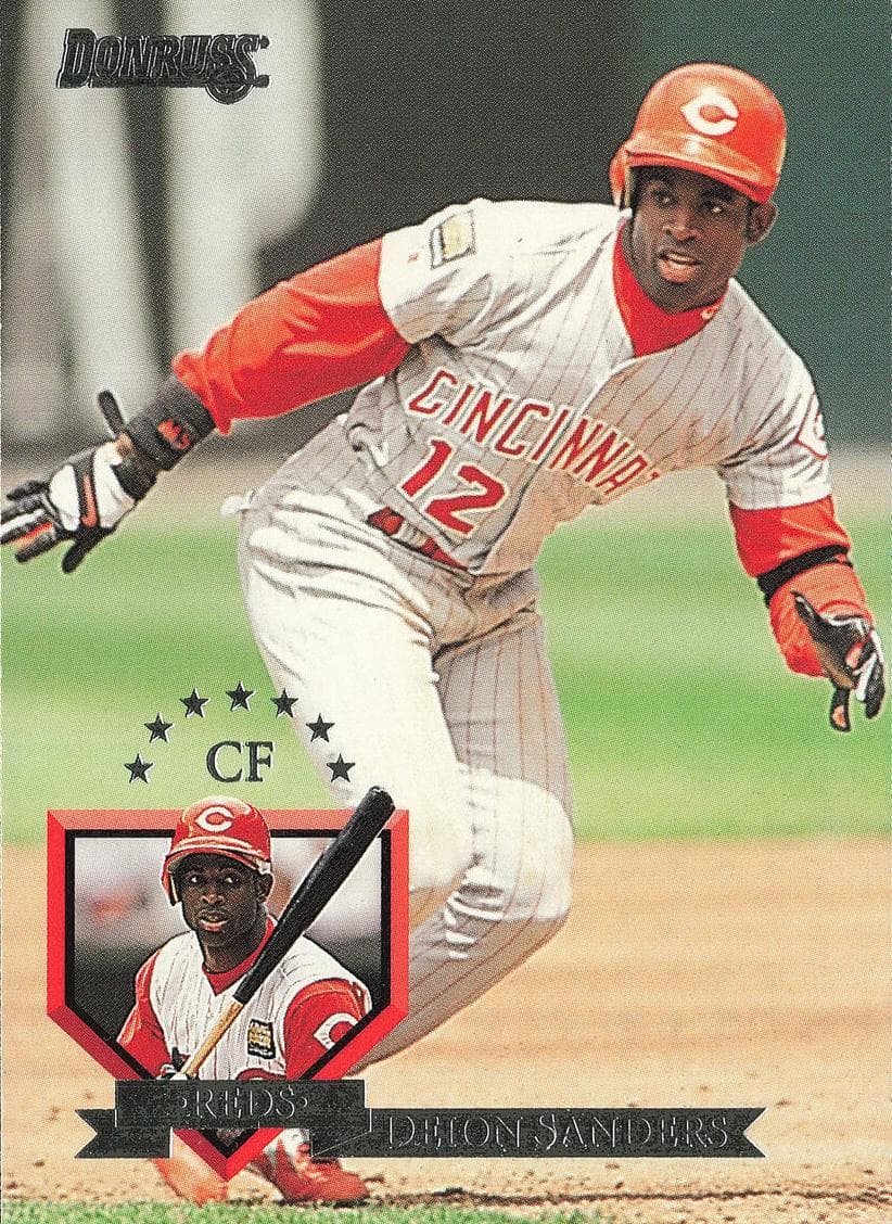 Deion Sanders 1995 panini Donruss