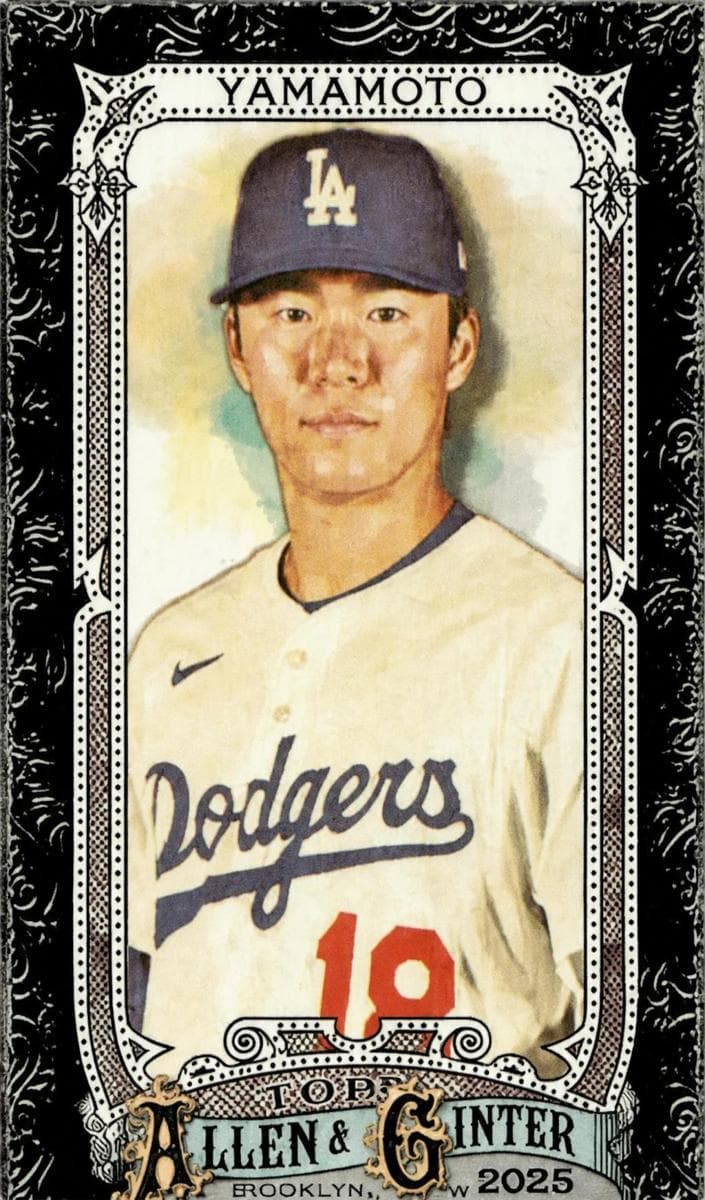 Yoshinobu Yamamoto 2025 topps