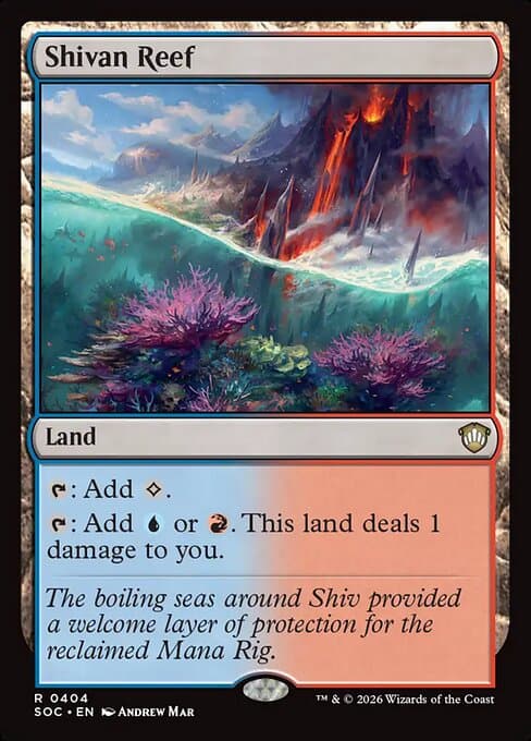 Shivan Reef 2001 Magic: The Gathering
