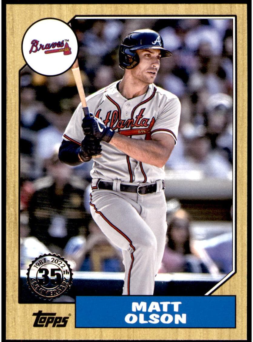 Matt Olson 2022 topps Topps Update