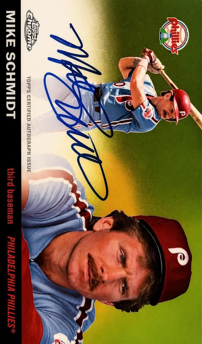 Mike Schmidt 2025 topps Topps Chrome Platinum