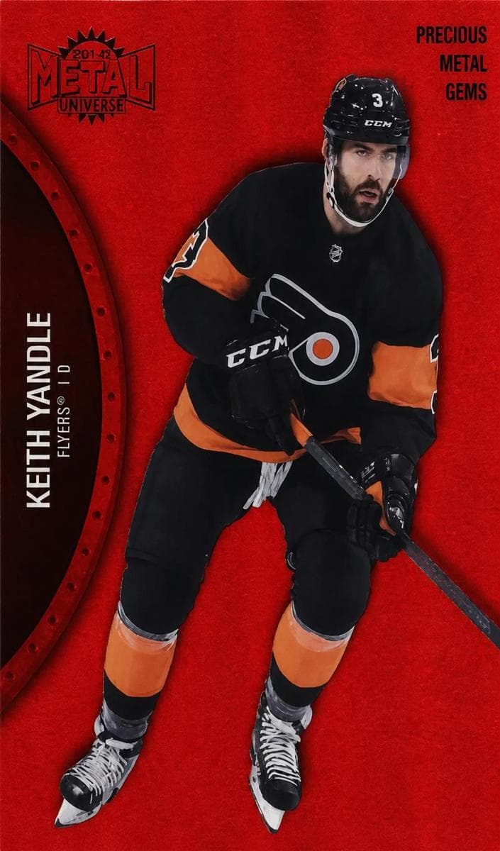 Keith Yandle 2021 fleer SkyBox Metal Universe