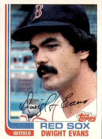 Dwight Evans 1982 topps Topps