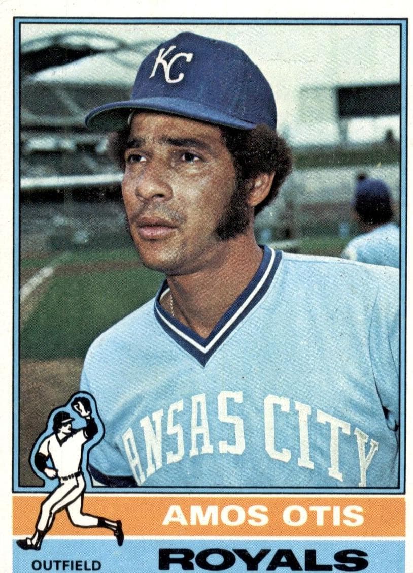 Amos Otis 1976 topps Topps