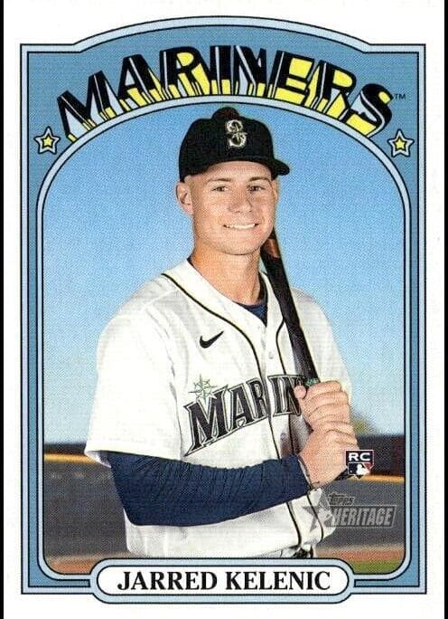 Jarred Kelenic 2021 topps Topps Heritage