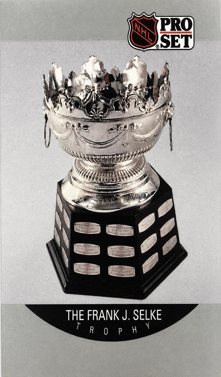 The Frank J. Selke Trophy 1990 unknown Pro Set