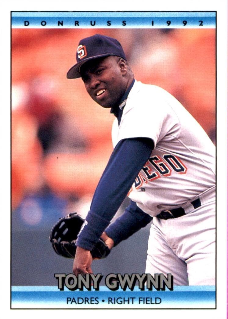 Tony Gwynn 1992 panini Donruss