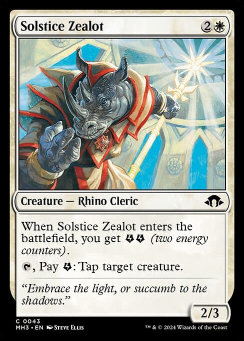 Solstice Zealot 2024 Magic: The Gathering Modern Horizons 3
