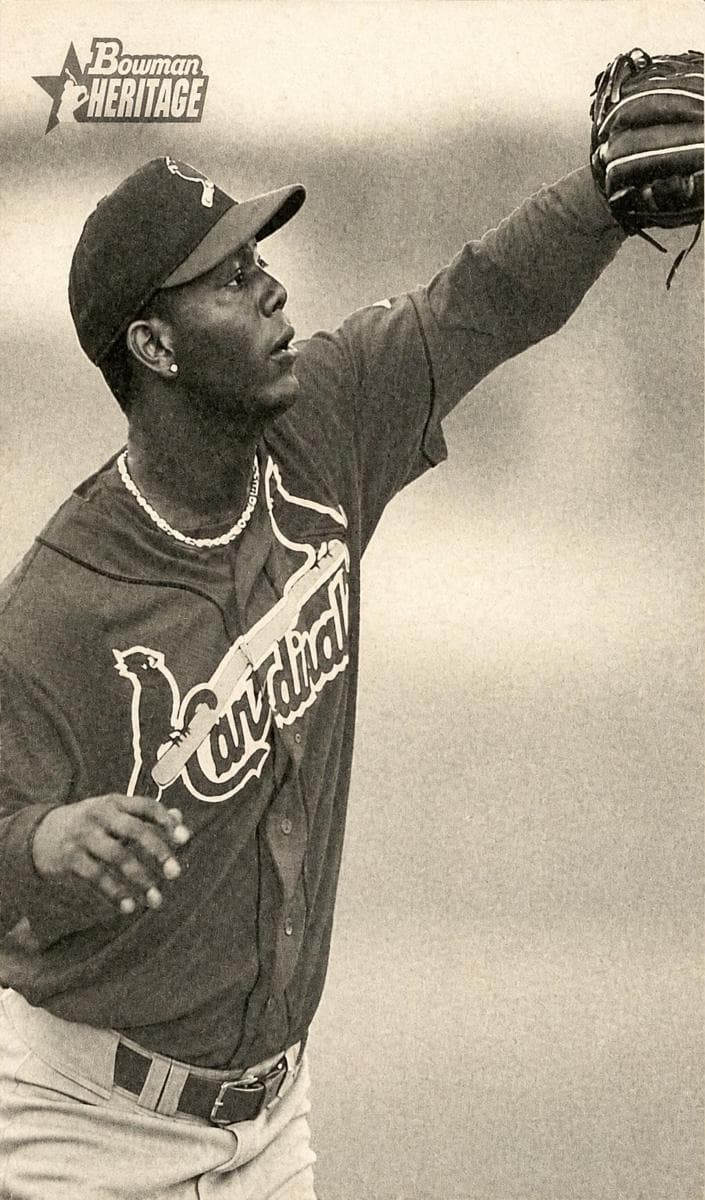 Edgar Renteria 2001 bowman Bowman Heritage