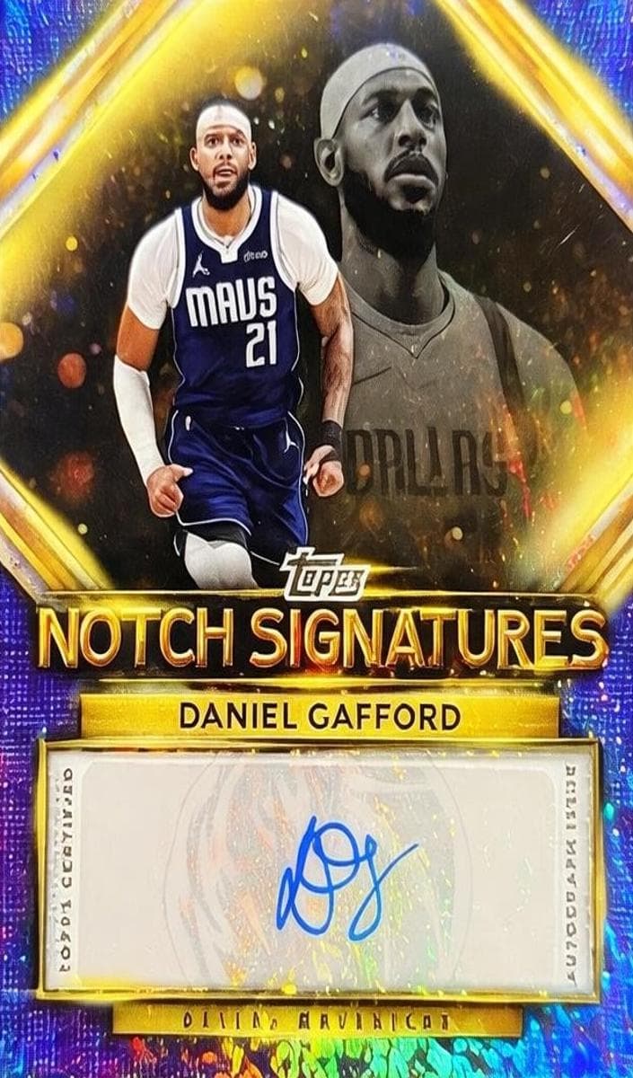 Daniel Gafford trading card