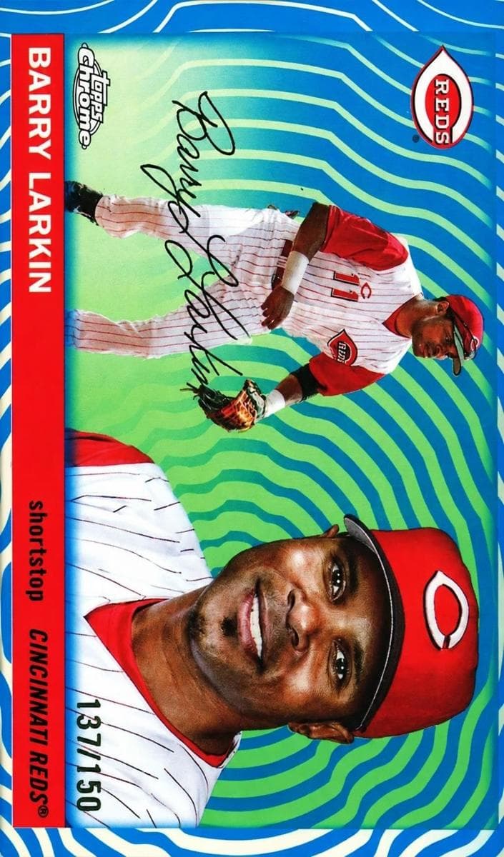 Barry Larkin 2025 topps Topps Chrome Platinum