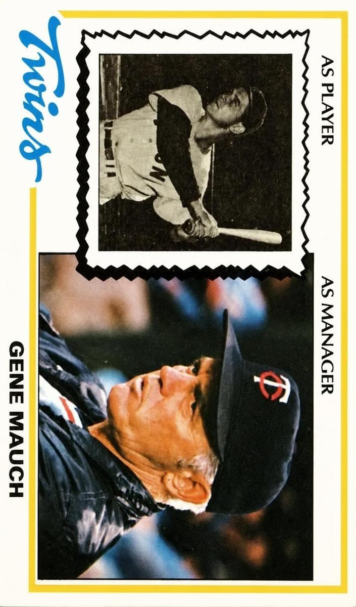 Gene Mauch 1978 topps Topps