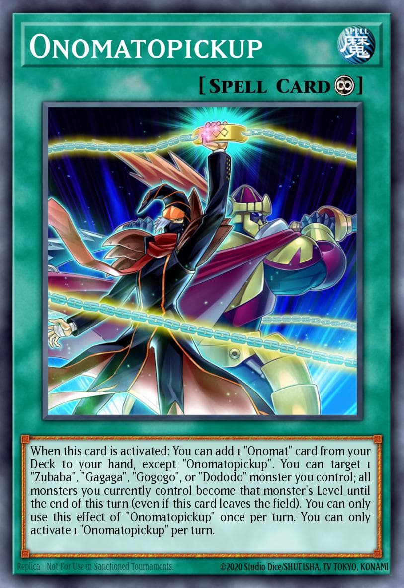 Onomatopickup 2021 Yu-Gi-Oh! Japanese Structure Deck: Overlay Universe