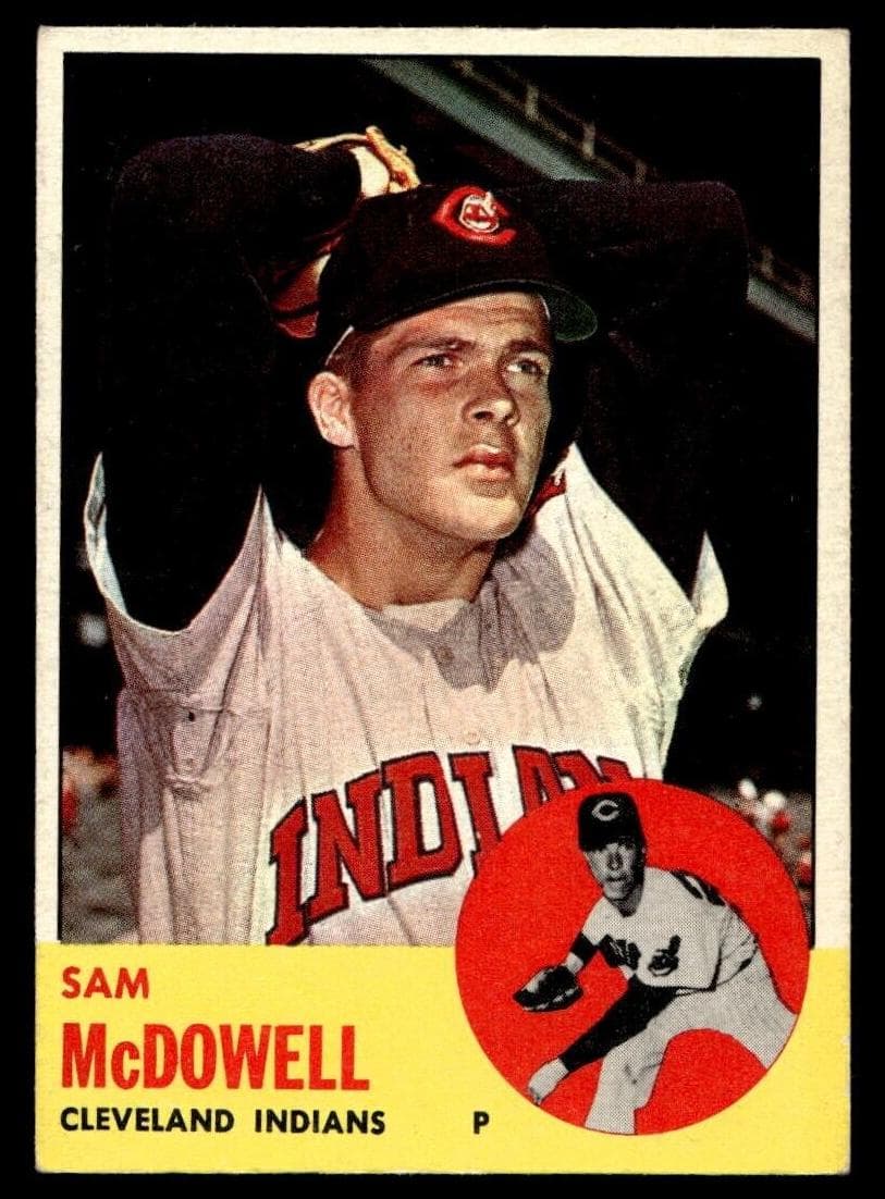Sam McDowell 1963 topps Topps