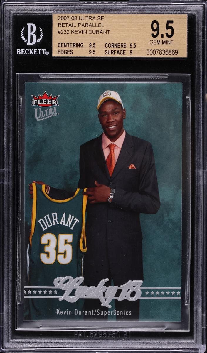 Kevin Durant 2007 fleer
