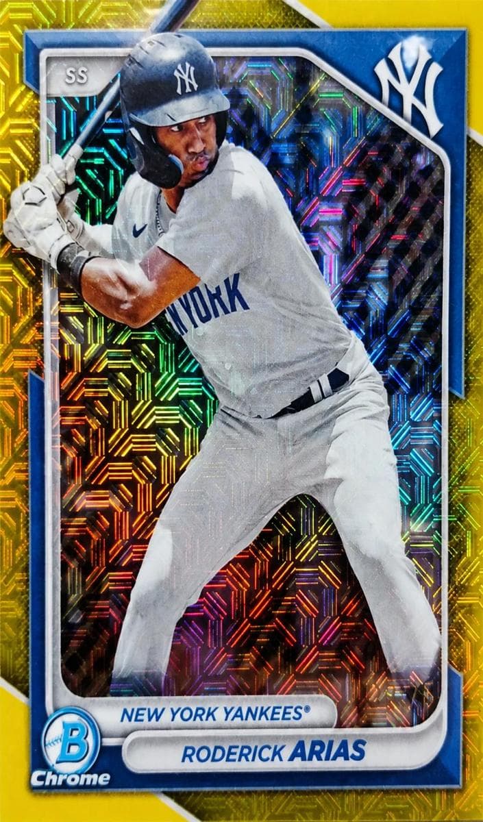 Roderick Arias 2024 bowman Bowman Chrome Prospects