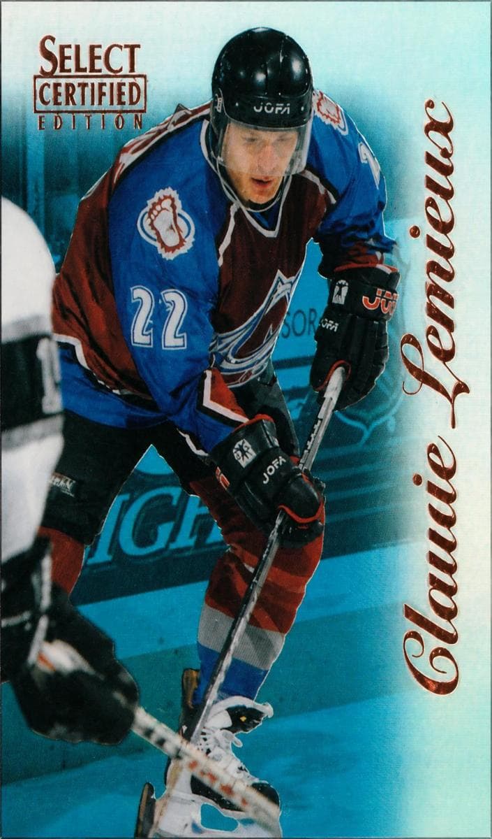 Claude Lemieux 1996 panini Select Certified