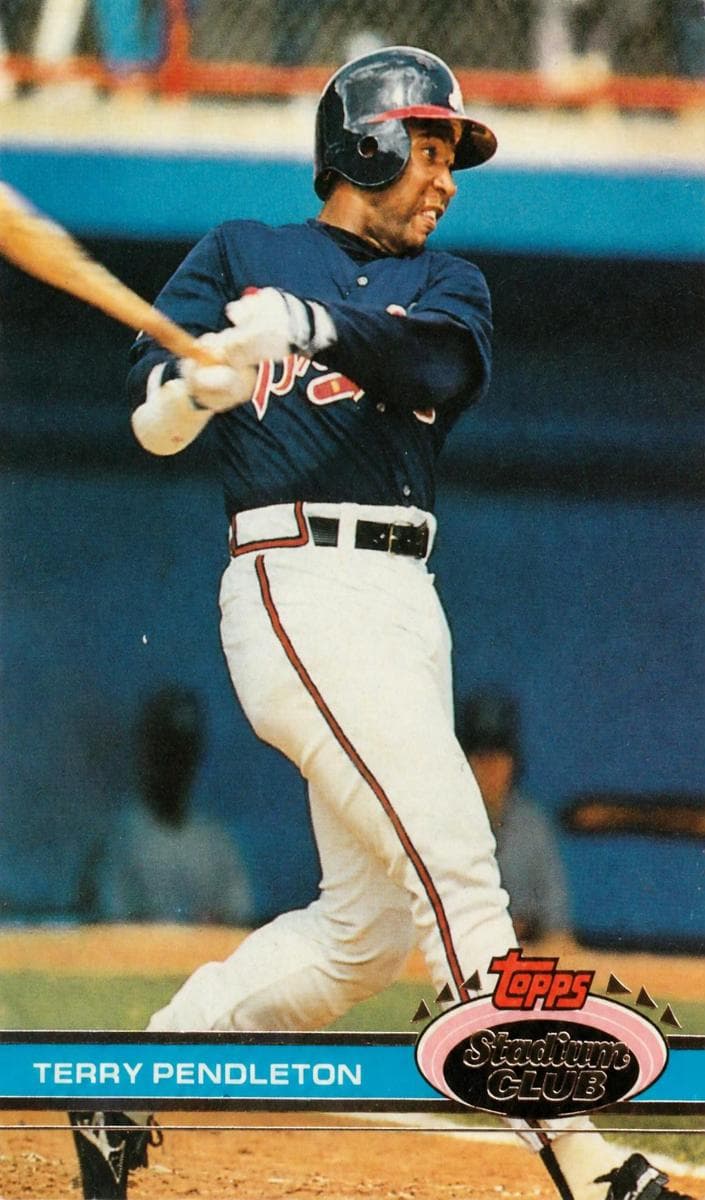 Terry Pendleton 1991 unknown Stadium Club
