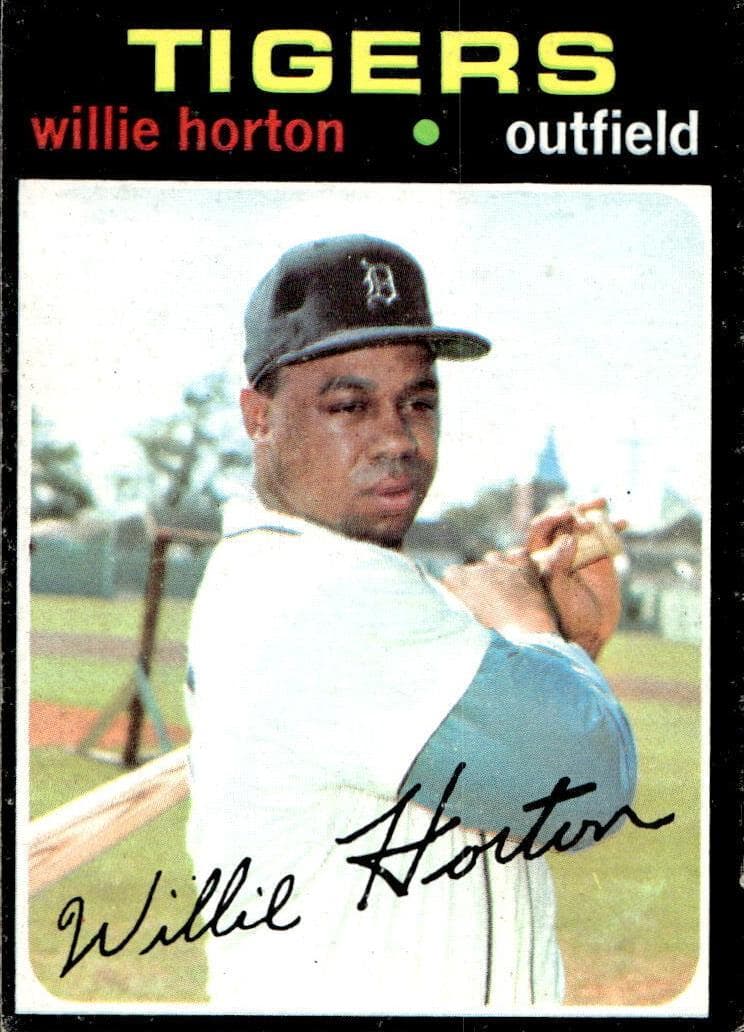 Willie Horton 1971 topps Topps