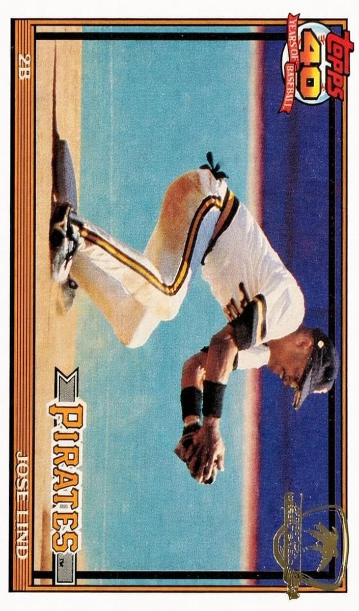 Jose Lind 1991 topps Topps