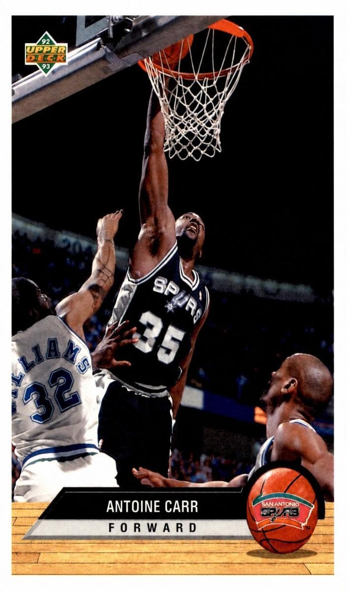 Antoine Carr 1992 upper-deck Mcdonald's