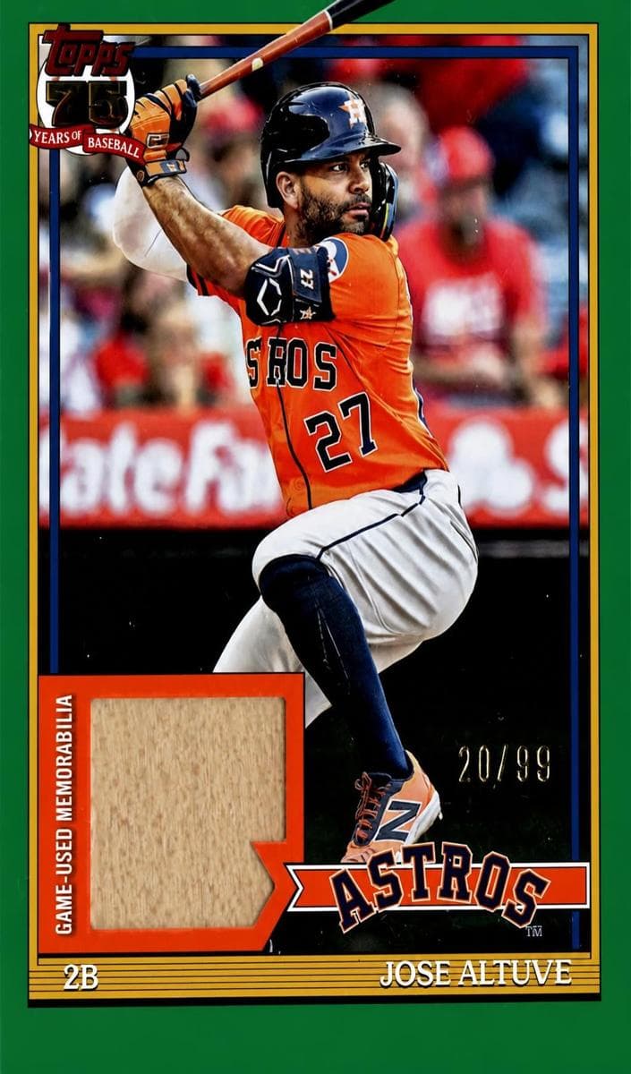 Jose Altuve 2026 topps Topps