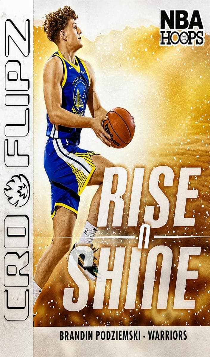 Brandin Podziemski 2023 panini Hoops