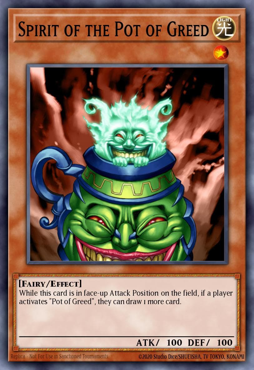 Spirit of the Pot of Greed #TBC1-EN012