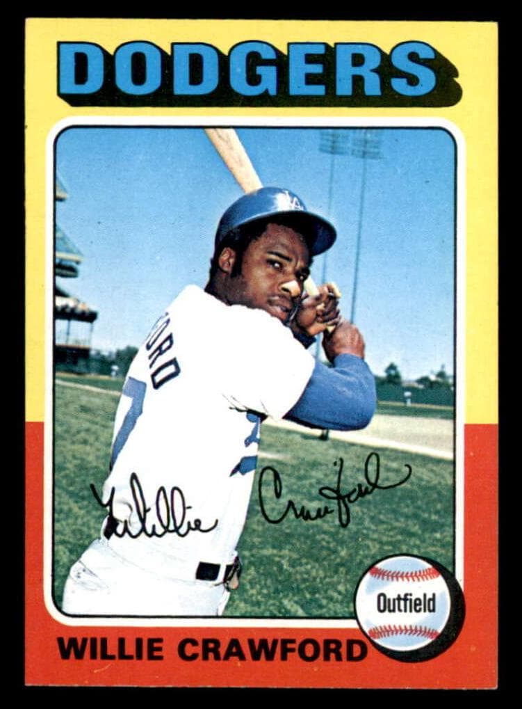 Willie Crawford 1975 topps Topps