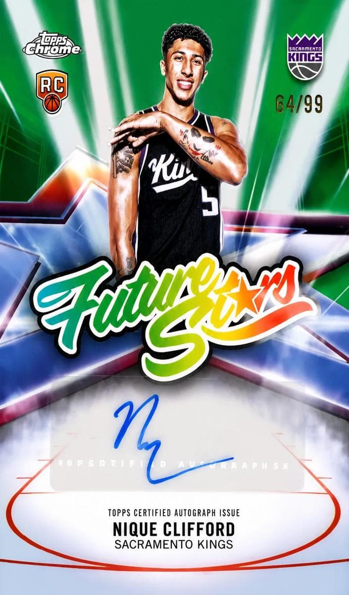 Nique Clifford 2025 topps Topps Chrome