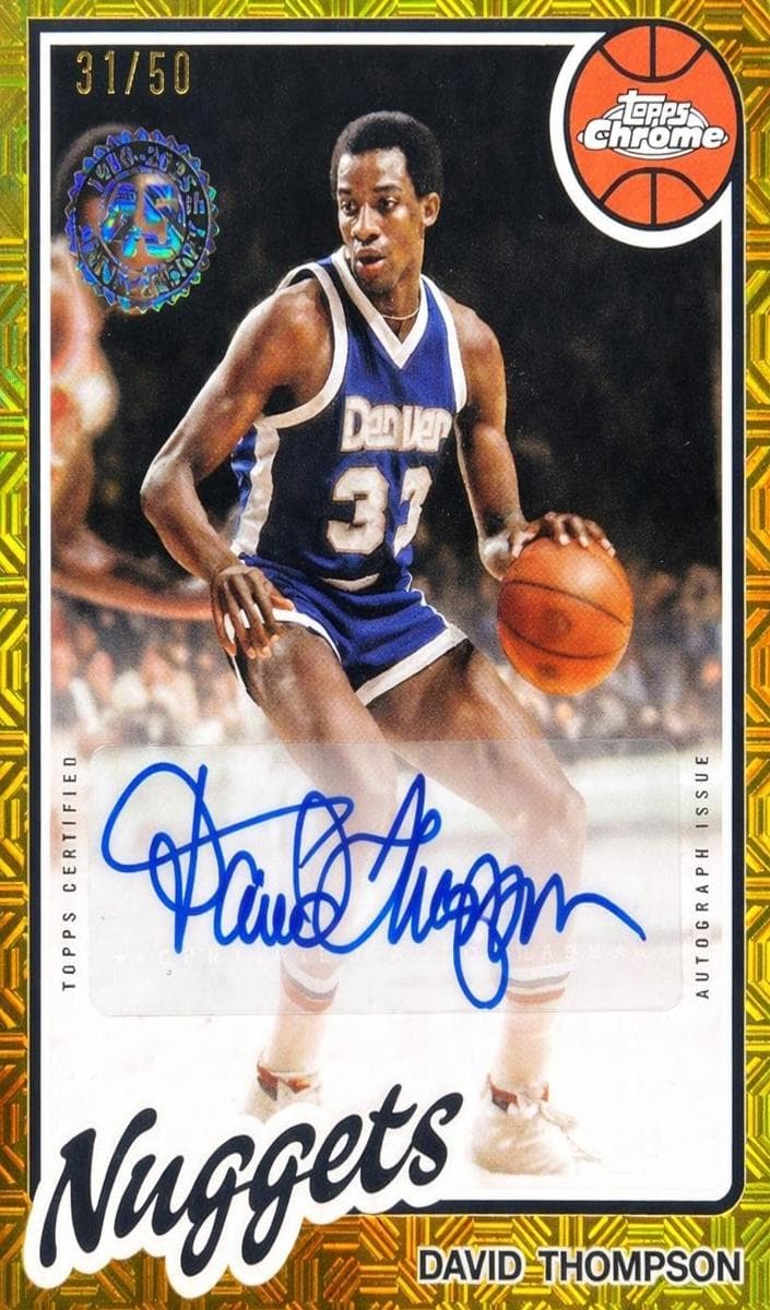 David Thompson 2025 topps Topps