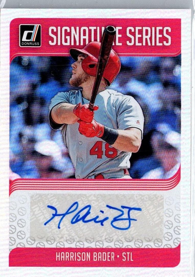 Harrison Bader 2018 panini Donruss