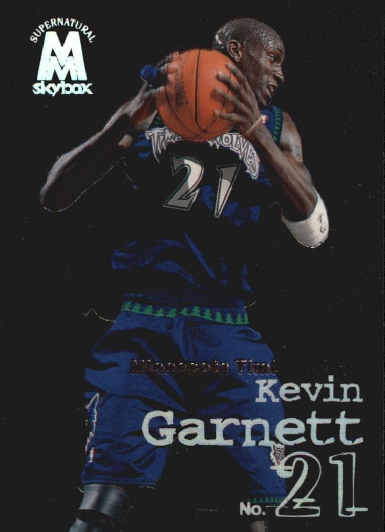 Kevin Garnett 1998 skybox Molten Metal