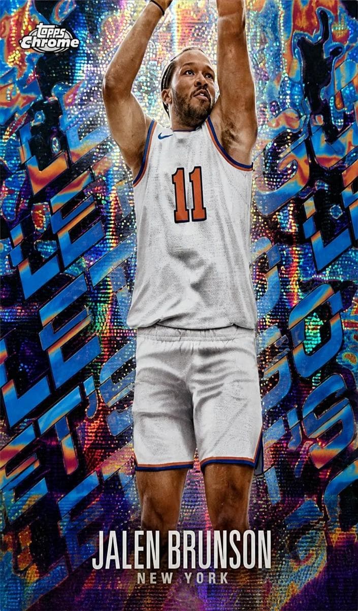Jalen Brunson 2024 topps Topps Chrome