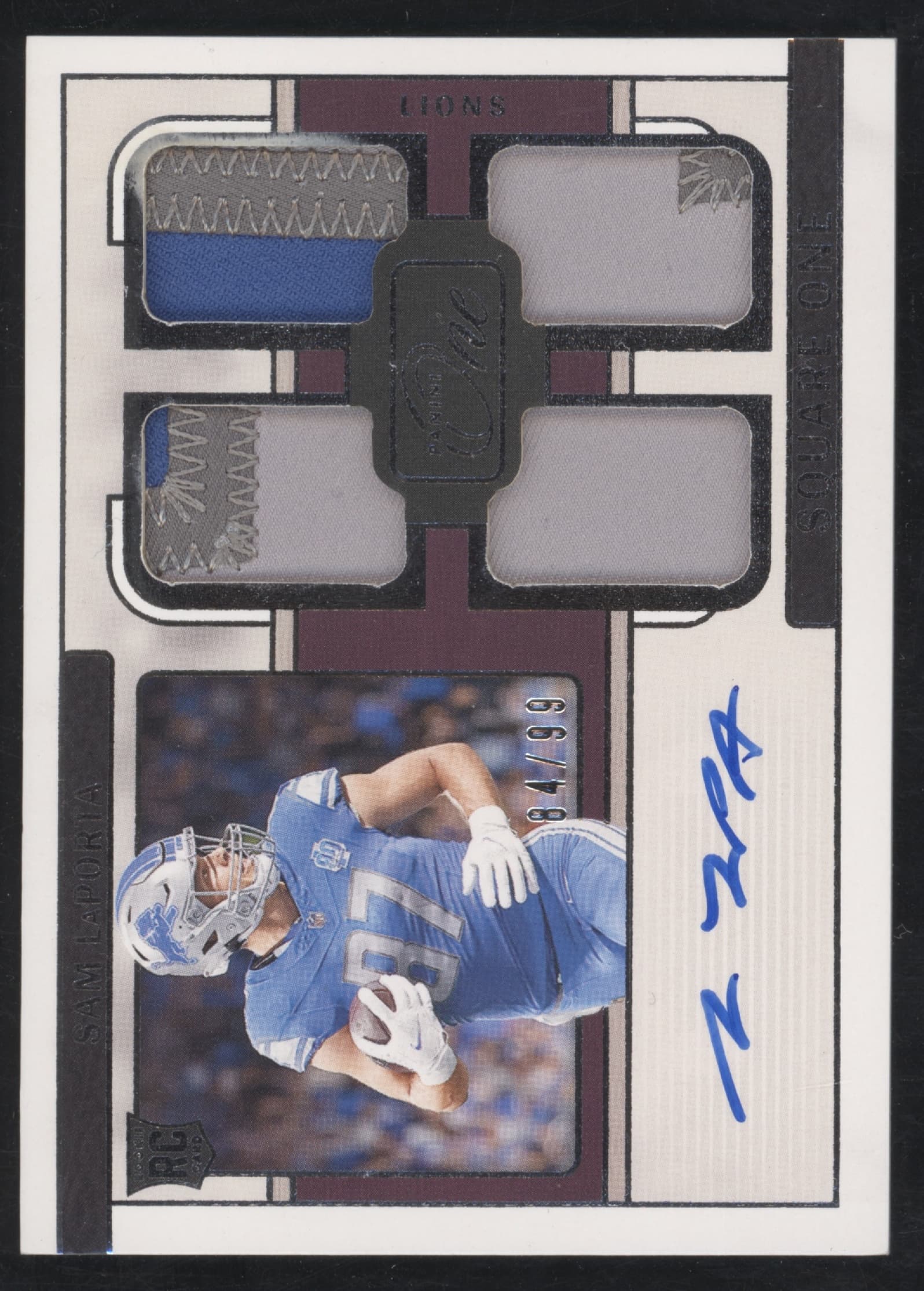 Sam LaPorta/Sam LaPorta/Sam LaPorta/Sam LaPorta 2023 panini