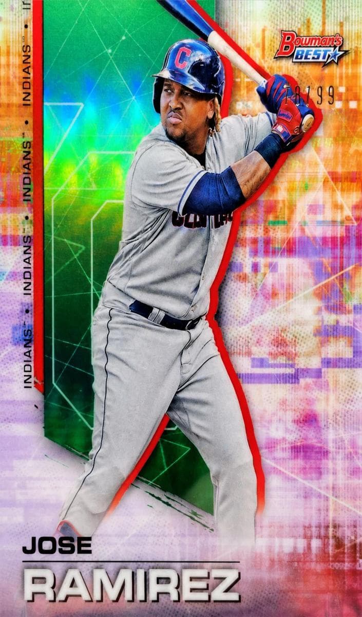 Jose Ramirez 2021 bowman Bowman's Best