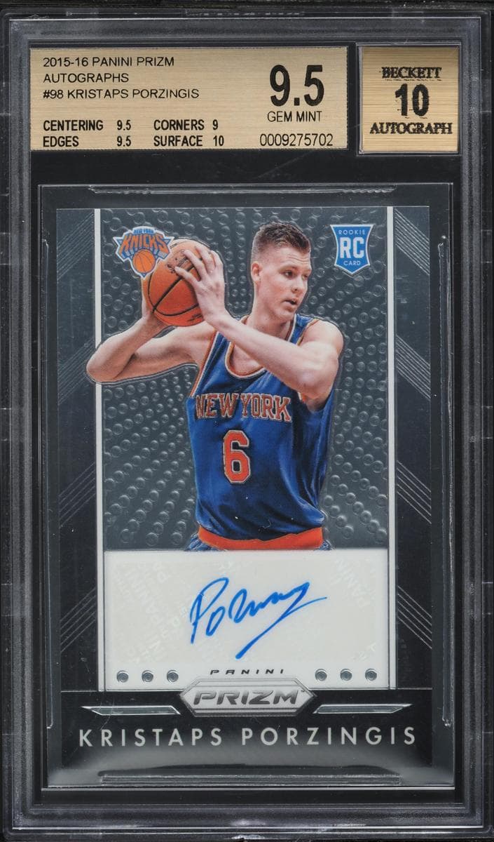 Kristaps Porzingis 2015 panini
