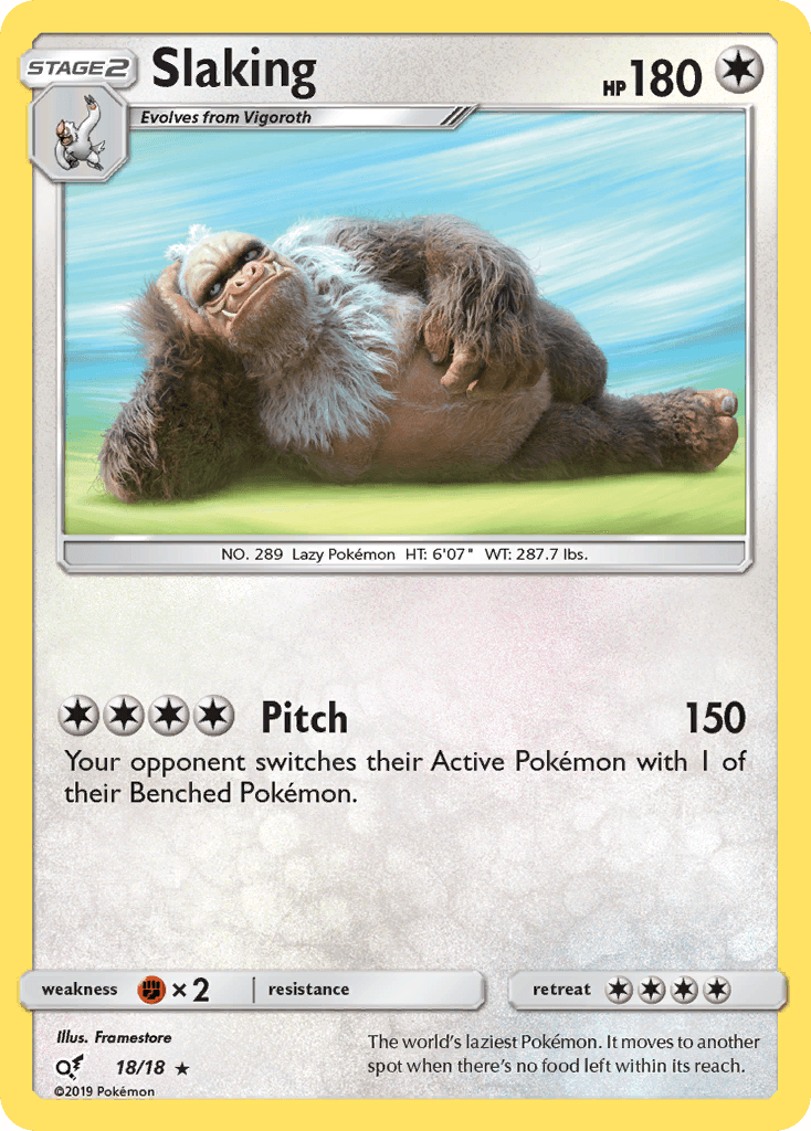 Slaking 2019 Pokemon